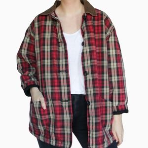 Vintage Chore Coat Plaid Quilted Work Jacket | Boundary Waters